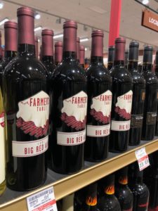 Grocery wine