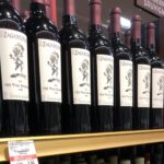 Private label wines on shelf