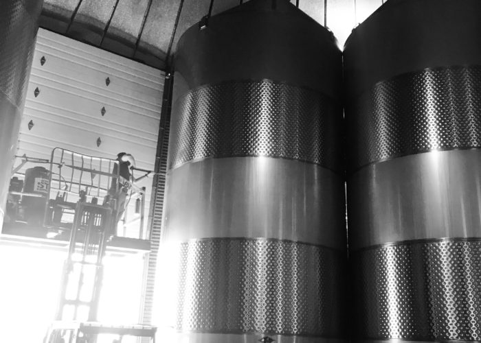 Winery tanks